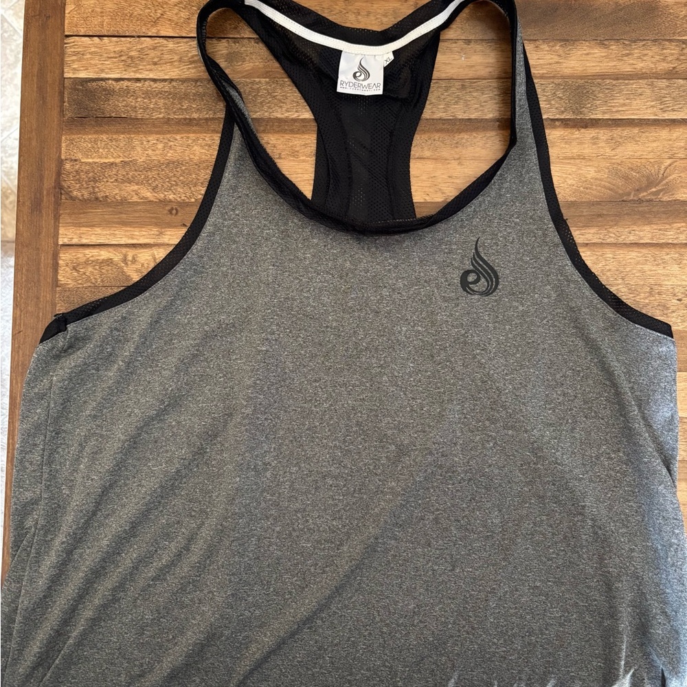 Ryderwear Gray and Black Tank Top